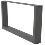 Patas para mesa comedor forma V 2 uds antracita 70x(30-31,3) cm by , Table legs - Ref: Foro24-4012618, Price: 63,75 €, Discou...