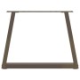 Patas para mesa de comedor forma de V 2 uds acero natural acero by , Table legs - Ref: Foro24-4012555, Price: 71,84 €, Discou...