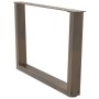 Patas para mesa de comedor forma de V 2 uds acero natural acero by , Table legs - Ref: Foro24-4012639, Price: 72,67 €, Discou...
