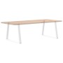Patas mesa comedor forma V 2uds acero blanco 100x(72-73,3)cm de , Patas para mesas - Ref: Foro24-4012581, Precio: 105,46 €, D...