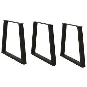 Patas para mesa de comedor en forma de V 3 uds acero negro von , Tischbeine - Ref: Foro24-4012588, Preis: 117,93 €, Rabatt: %