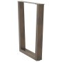 Patas para mesa de comedor en forma de V 2 uds acero natural by , Table legs - Ref: Foro24-4012647, Price: 105,98 €, Discount: %