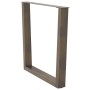 Patas para mesa de comedor en forma de V 2 uds acero natural by , Table legs - Ref: Foro24-4012651, Price: 100,76 €, Discount: %