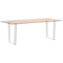 Patas para mesa de comedor forma V 2 uds blanco 70x(72-73,3) cm by , Table legs - Ref: Foro24-4012645, Price: 97,01 €, Discou...