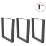 Patas para mesa de comedor en forma de V 3 uds antracita acero by , Table legs - Ref: Foro24-4012666, Price: 144,72 €, Discou...