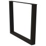 Patas mesa comedor forma V 3uds acero negro 100x(72-73,3) cm de , Patas para mesas - Ref: Foro24-4012672, Precio: 137,19 €, D...