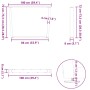 Patas mesa comedor forma V 3uds acero negro 100x(72-73,3) cm de , Patas para mesas - Ref: Foro24-4012672, Precio: 137,19 €, D...
