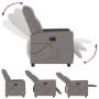 Sillón de masaje reclinable de tela gris taupé von , Sessel - Ref: Foro24-4104837, Preis: 207,19 €, Rabatt: %