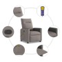 Sillón de masaje reclinable de tela gris taupé von , Sessel - Ref: Foro24-4104837, Preis: 207,19 €, Rabatt: %