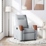 Sillón reclinable de tela gris claro de , Sillones - Ref: Foro24-4104809, Precio: 187,47 €