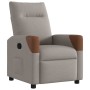 Sillón reclinable de tela gris taupe by , Armchairs - Ref: Foro24-4104814, Price: 199,61 €, Discount: %