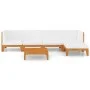 Gartenmöbel- und Kissenset 6-teilig aus massivem Akazienholz von vidaXL, Gartensets - Ref: Foro24-3058140, Preis: 651,25 €, R...