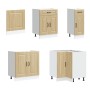 Mueble cocina Kalmar roble sonoma 11 pzas madera contrachapada de , Armarios de cocina - Ref: Foro24-3314884, Precio: 721,64 ...