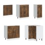 Mueble cocina Kalmar roble ahumado 11 pzas madera contrachapada von , Küchenschränke - Ref: Foro24-3314886, Preis: 731,74 €, ...