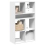 Estantería de madera contrachapada blanco 66x31x112 cm