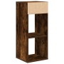Estantería madera ingeniería color roble ahumado 34x31x80 cm by , Bookcases and shelves - Ref: Foro24-860278, Price: 41,78 €,...