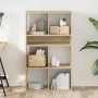 Estantería madera de ingeniería color roble sonoma 66x31x112 cm by , Bookcases and shelves - Ref: Foro24-860303, Price: 73,39...
