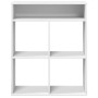 Estantería librería madera contrachapada blanco 66x31x80 cm by , Bookcases and shelves - Ref: Foro24-860292, Price: 59,29 €, ...