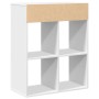 Estantería librería madera contrachapada blanco 66x31x80 cm by , Bookcases and shelves - Ref: Foro24-860292, Price: 59,29 €, ...