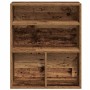 Estantería madera ingeniería madera envejecida 60x30x71,5 cm by , Bookcases and shelves - Ref: Foro24-860317, Price: 57,12 €,...