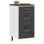 Mueble bajo de cocina Kalmar madera de ingeniería negra von , Küchenschränke - Ref: Foro24-854241, Preis: 94,49 €, Rabatt: %