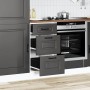 Mueble bajo de cocina Kalmar madera de ingeniería negra von , Küchenschränke - Ref: Foro24-854241, Preis: 94,49 €, Rabatt: %