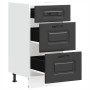 Mueble bajo de cocina Kalmar madera de ingeniería negra von , Küchenschränke - Ref: Foro24-854241, Preis: 94,49 €, Rabatt: %