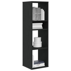 Estantería de madera contrachapada negra 34x31x112 cm von , Bücherregale und Regale - Ref: Foro24-860284, Preis: 55,95 €, Rab...