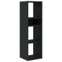 Estantería de madera contrachapada negra 34x31x112 cm von , Bücherregale und Regale - Ref: Foro24-860284, Preis: 55,95 €, Rab...