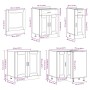 Mueble de cocina Porto blanco 11 piezas madera contrachapada von , Küchenschränke - Ref: Foro24-3314901, Preis: 746,03 €, Rab...