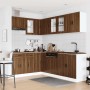 Mueble cocina Porto roble marrón 11 pzas madera contrachapada von , Küchenschränke - Ref: Foro24-3314908, Preis: 683,57 €, Ra...