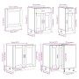 Mueble cocina Porto roble marrón 11 pzas madera contrachapada von , Küchenschränke - Ref: Foro24-3314908, Preis: 683,57 €, Ra...