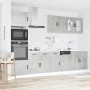 Mueble cocina Kalmar gris hormigón 7 pzas madera contrachapada von , Küchenschränke - Ref: Foro24-3314735, Preis: 622,34 €, R...