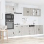 Mueble cocina Kalmar sonoma gris 7 pzas madera contrachapada von , Küchenschränke - Ref: Foro24-3314737, Preis: 645,24 €, Rab...