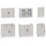 Mueble cocina Kalmar sonoma gris 7 pzas madera contrachapada von , Küchenschränke - Ref: Foro24-3314737, Preis: 645,24 €, Rab...