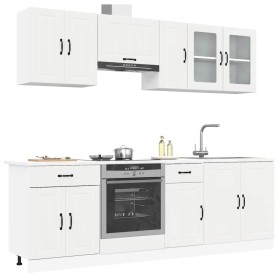Mueble de cocina Kalmar blanco 8 piezas madera contrachapada von , Küchenschränke - Ref: Foro24-3314831, Preis: 535,38 €, Rab...