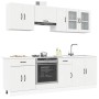 Mueble de cocina Kalmar blanco 8 piezas madera contrachapada de , Armarios de cocina - Ref: Foro24-3314831, Precio: 559,63 €,...
