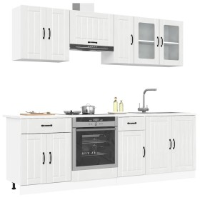Mueble cocina Kalmar blanco de alto brillo 8 pzas de , Armarios de cocina - Ref: Foro24-3314833, Precio: 614,11 €, Descuento: %