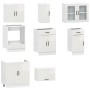Mueble cocina Kalmar blanco de alto brillo 8 pzas von , Küchenschränke - Ref: Foro24-3314833, Preis: 614,11 €, Rabatt: %