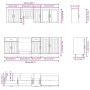 Mueble cocina Kalmar blanco de alto brillo 8 pzas von , Küchenschränke - Ref: Foro24-3314833, Preis: 614,11 €, Rabatt: %