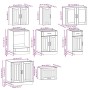 Mueble cocina Kalmar blanco de alto brillo 8 pzas von , Küchenschränke - Ref: Foro24-3314833, Preis: 614,11 €, Rabatt: %