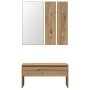 Set de muebles recibidor madera contrachapada roble artesanal von , Bänke für Hallen und Lager - Ref: Foro24-3329172, Preis: ...