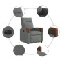 Sillón reclinable eléctrico de tela gris oscuro by , Armchairs - Ref: Foro24-3323991, Price: 243,31 €, Discount: %