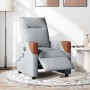 Sillón reclinable de masaje eléctrico tela gris claro by , Armchairs - Ref: Foro24-3323998, Price: 236,13 €, Discount: %