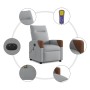 Sillón reclinable de masaje eléctrico tela gris claro by , Armchairs - Ref: Foro24-3323998, Price: 236,13 €, Discount: %