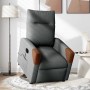 Sillón de masaje eléctrico reclinable elevable tela gris oscuro by , Armchairs - Ref: Foro24-3324031, Price: 317,43 €, Discou...