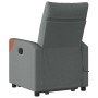 Sillón de masaje eléctrico reclinable elevable tela gris oscuro by , Armchairs - Ref: Foro24-3324031, Price: 317,43 €, Discou...