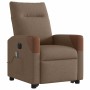Sillón de masaje eléctrico reclinable elevable tela marrón by , Armchairs - Ref: Foro24-3324033, Price: 329,94 €, Discount: %
