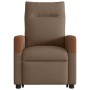 Sillón de masaje eléctrico reclinable elevable tela marrón by , Armchairs - Ref: Foro24-3324033, Price: 329,94 €, Discount: %