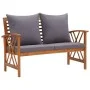 5-piece garden furniture set with solid acacia wood and cushions by vidaXL, Garden sets - Ref: Foro24-3057993, Price: 639,68 ...
